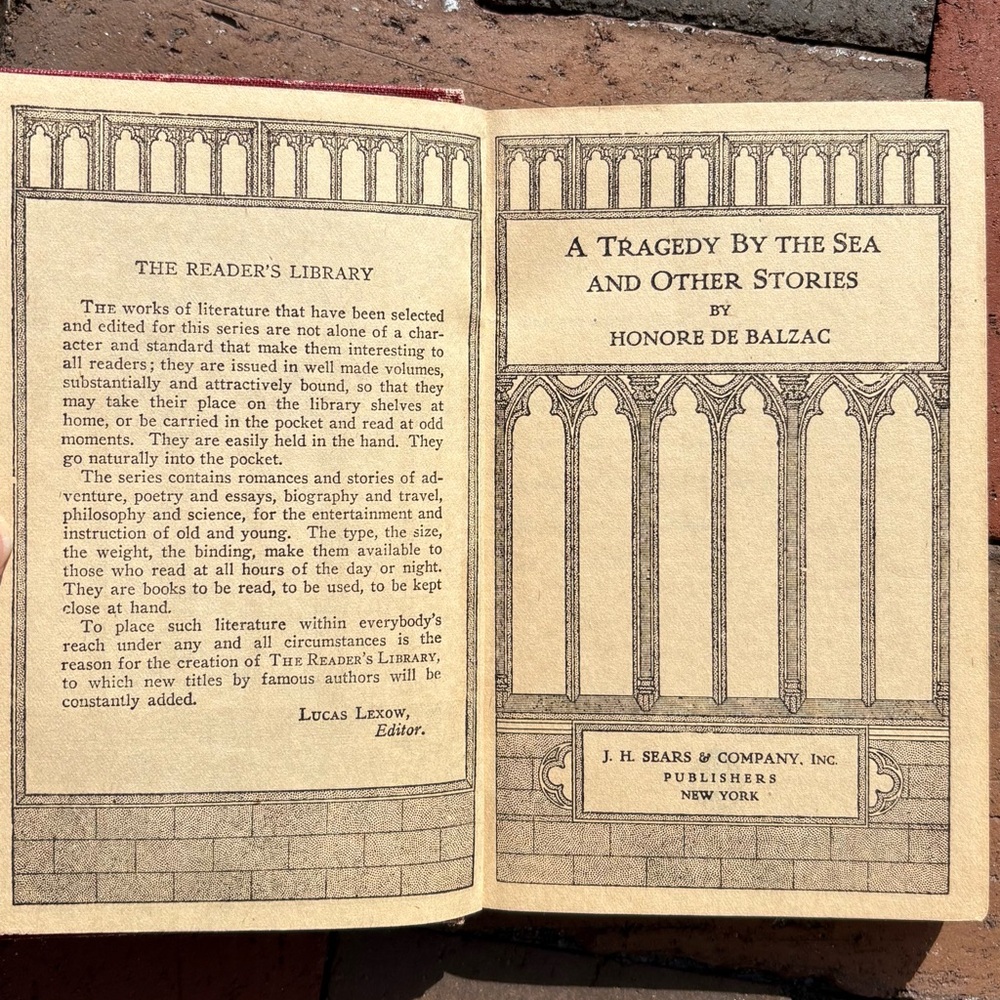 A Tragedy by the Sea and Other Stories Antique Book Religion Love Deceit